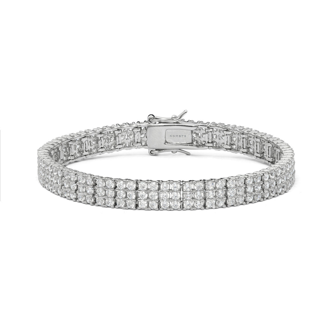 Comete Bracciale in Argento e Zirconi bianchi BRA265M16