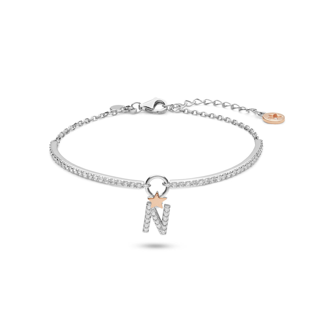 Comete Bracciale in Argento Lettera N BRA190