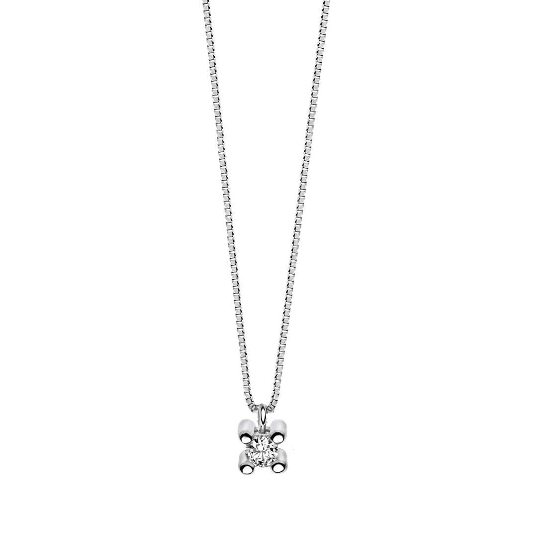 Comete Collana Punto Luce quattro Griffe Oro e Diamanti GLB1405