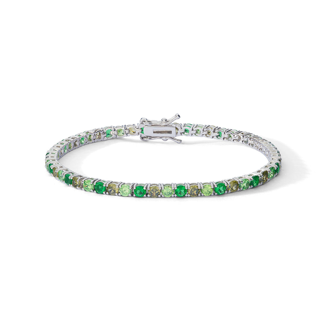 Comete Bracciale in Argento con Zirconi Smeraldo e Peridot BRA266M17