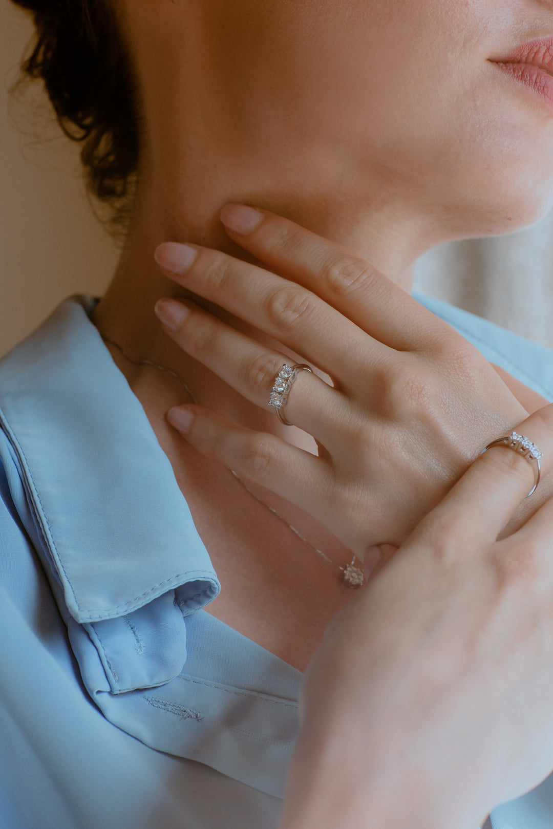 Comete Trilogy Ring i guld och diamanter ANB 2643