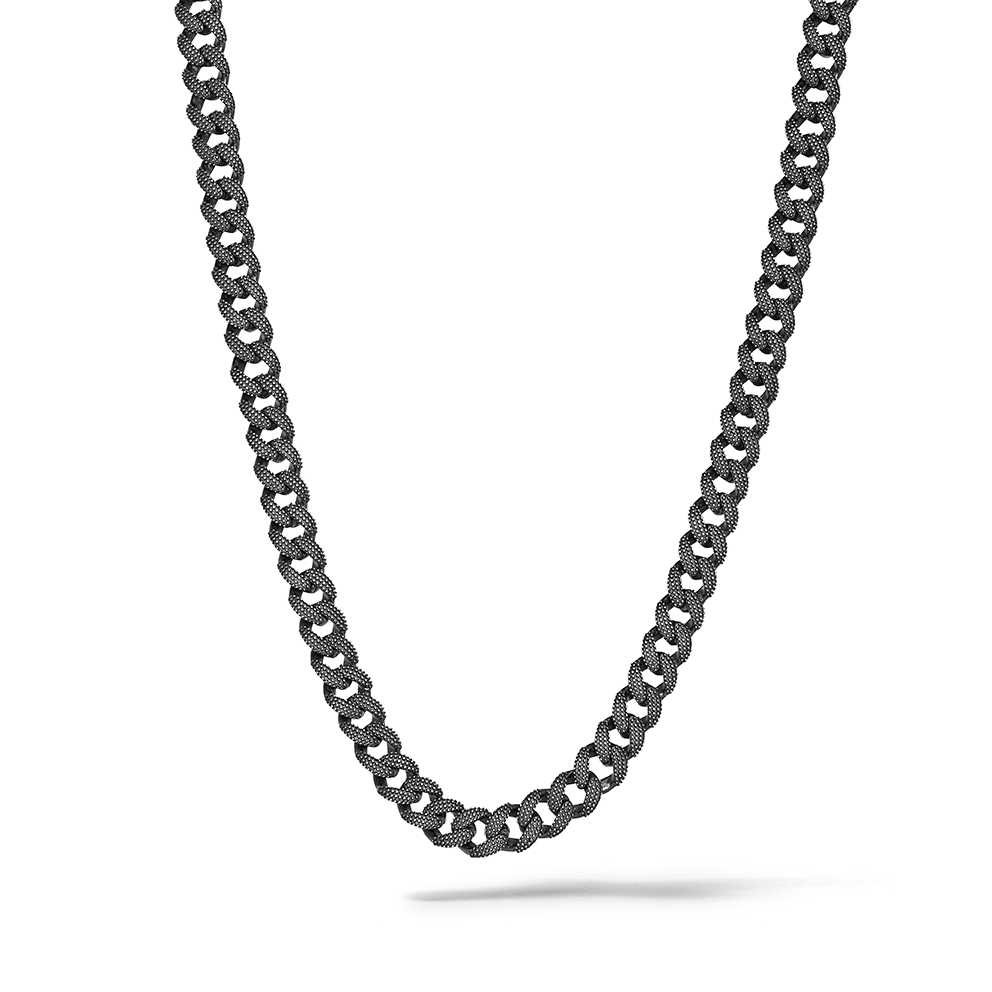 Comete Collana in Argento brunito 925‰, acciaio UGL769