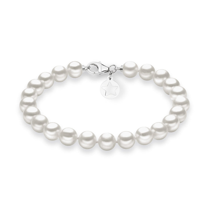 Comete Bracciale Filo Perle Acquadolce in Oro BRQ109S