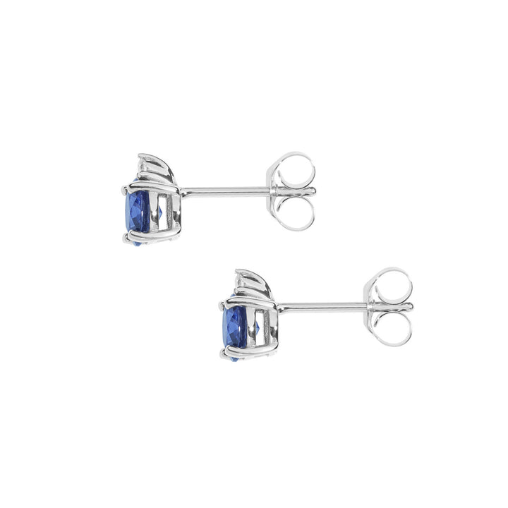 Comete Orecchini in Oro Diamanti e Zaffiri blu tondi ORB965