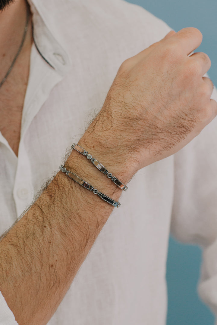 Comete Bracciale in Acciaio e pvd rosè UBR1010