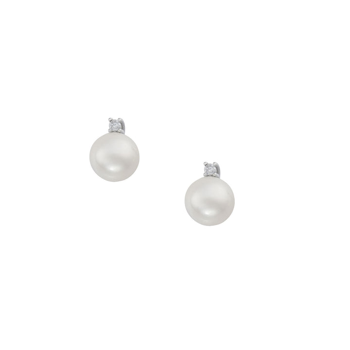 Comete Orecchini con Perla in Oro e Diamante ORP765