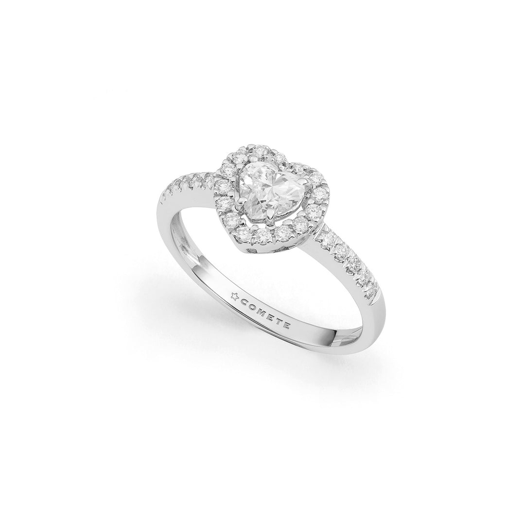 Anillo Comete Heart en oro 750 ‰ con diamantes blancos ANB2761