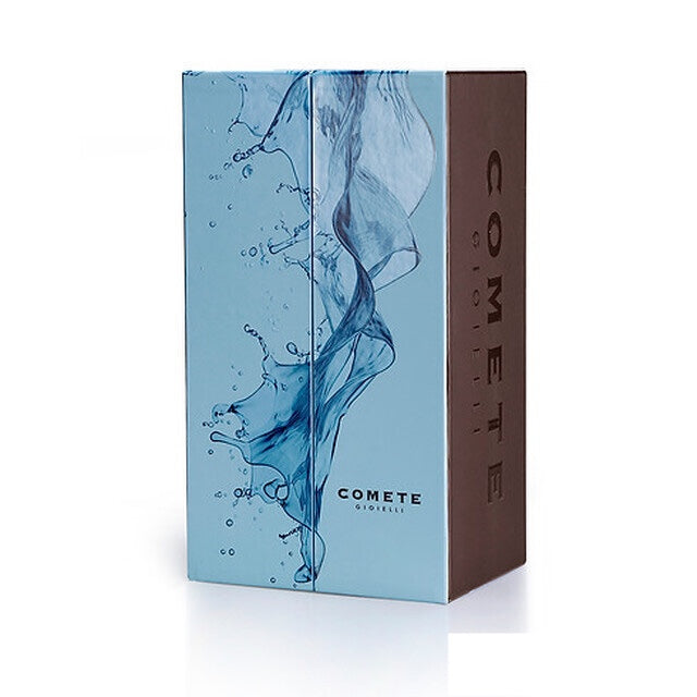 Comete Regalo Divino 키트 스틸 세라믹 브레이슬릿과 블루 사파이어 커프링크스 KITGVZAF