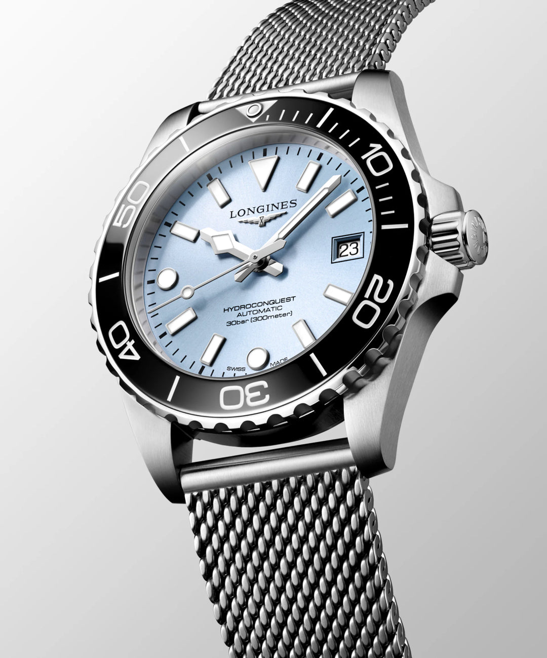 Relógio Longines Hydroconquest 39 mm azul automático aço L3.779.4.99.6