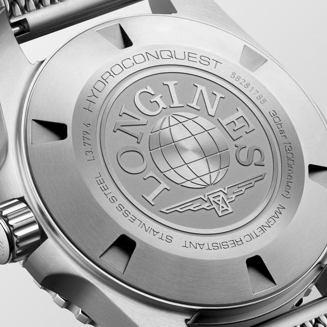 Relógio Longines Hydroconquest 39 mm azul automático aço L3.779.4.99.6