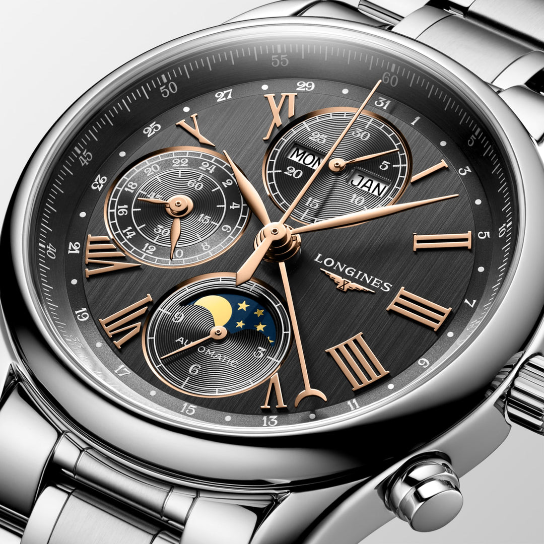 LONGINES – KOLEKCJA LONGINES MASTER CHRONO MOONPHASE – L2.673.4.61.6