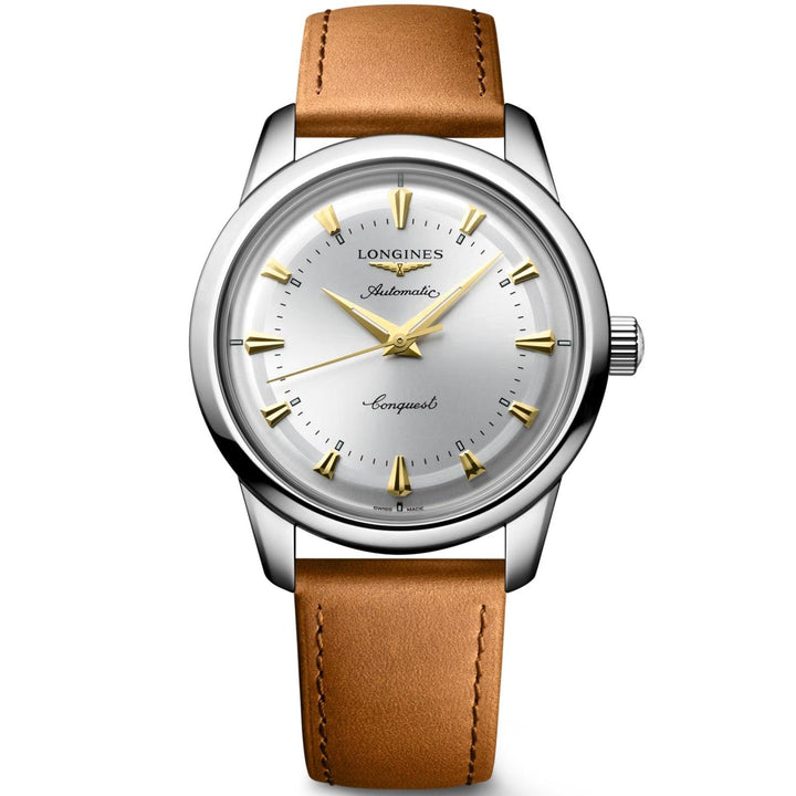 ساعة لونجين كونكويست هيريتاج 40 ملم فضية أوتوماتيكية فولاذ L1.650.4.72.2 - Capodagli 1937
