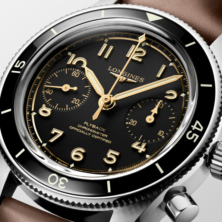 Longines orologio Longines Spirit Pilot Flyback 39.5 mm L3.721.4.53.2