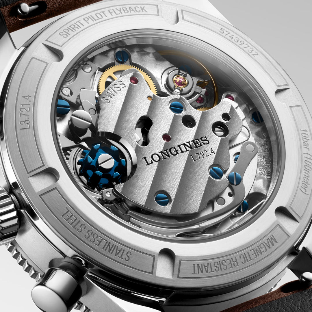Longines orologio Longines Spirit Pilot Flyback 39.5 mm L3.721.4.53.2