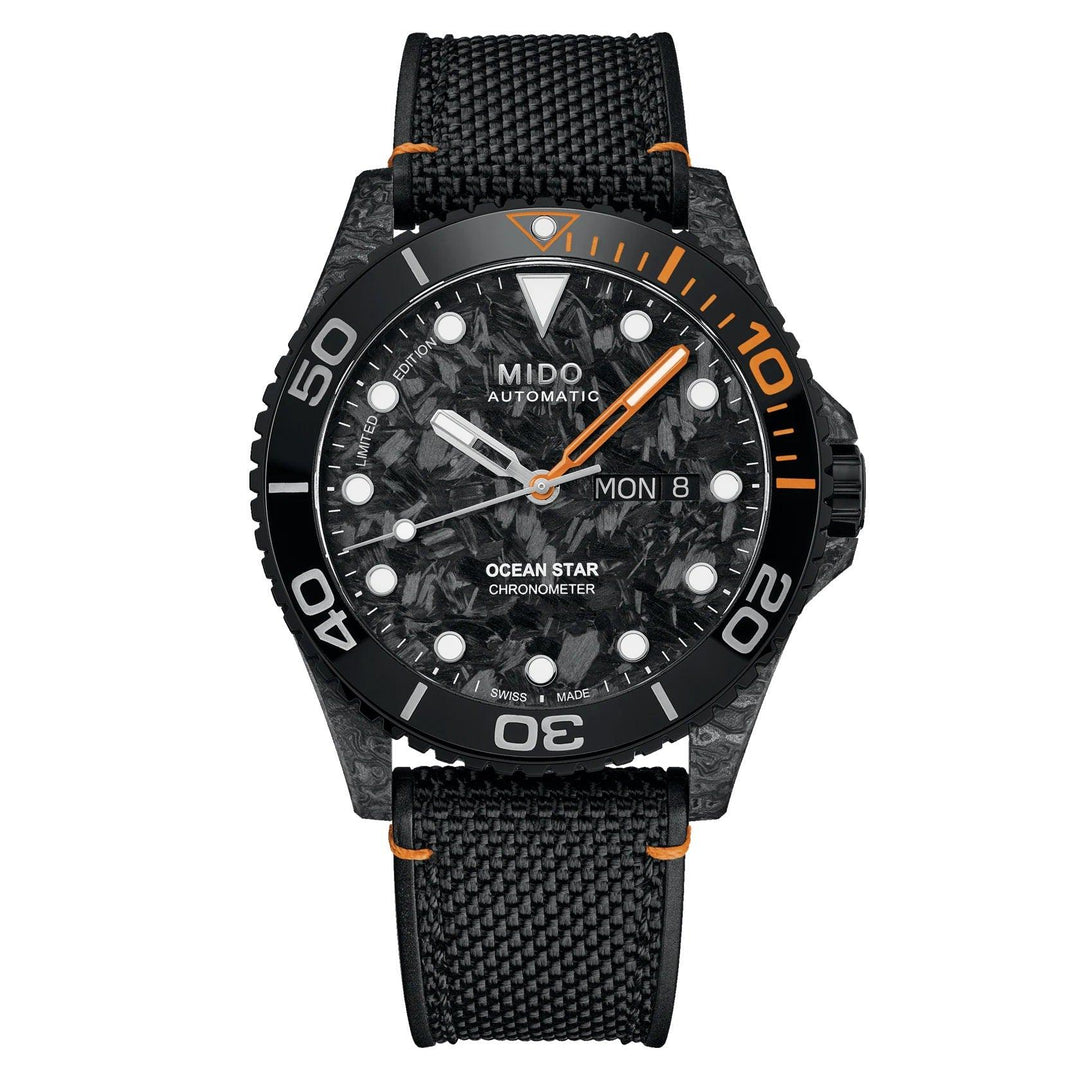 Mido orologio Ocean Star 200C Carbon Limited Edition Certificato Cosc 42mm nero automatico fibra di carbonio M042.431.77.081.00 - Capodagli 1937