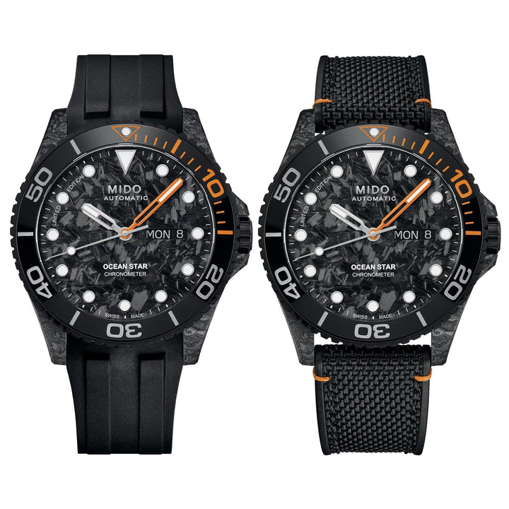 Mido orologio Ocean Star 200C Carbon Limited Edition Certificato Cosc 42mm nero automatico fibra di carbonio M042.431.77.081.00 - Capodagli 1937