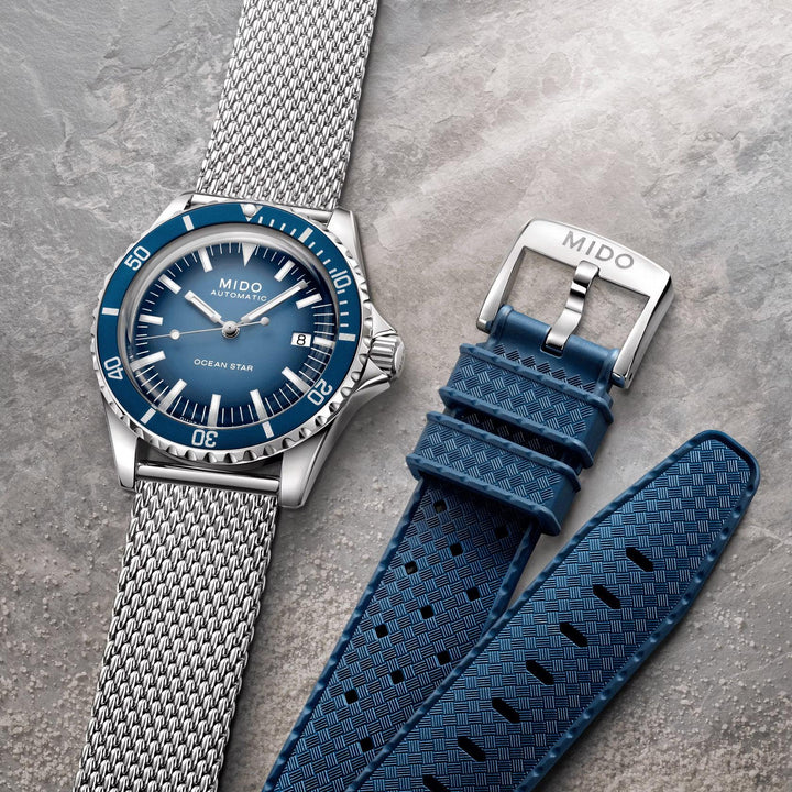 Mido orologio Ocean Star Tribute Special Edition 40mm blu automatico acciaio M026.807.11.041.01 - Capodagli 1937