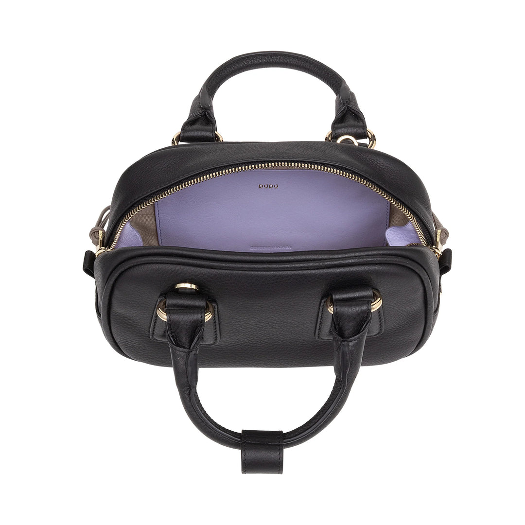 Mini bolsa feminina DUDU em couro multicolorido - Bolsa pequena e elegante com alça de ombro e alças ajustáveis ​​- Bolsa pequena e compacta