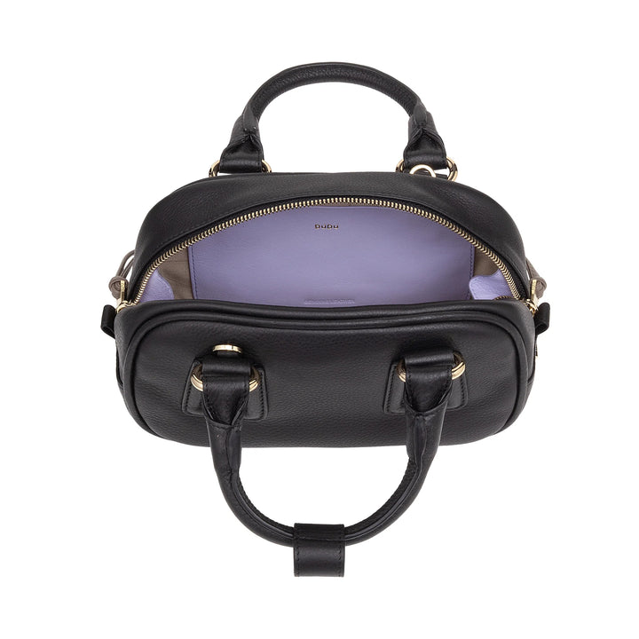 Mini bolsa feminina DUDU em couro multicolorido - Bolsa pequena e elegante com alça de ombro e alças ajustáveis ​​- Bolsa pequena e compacta