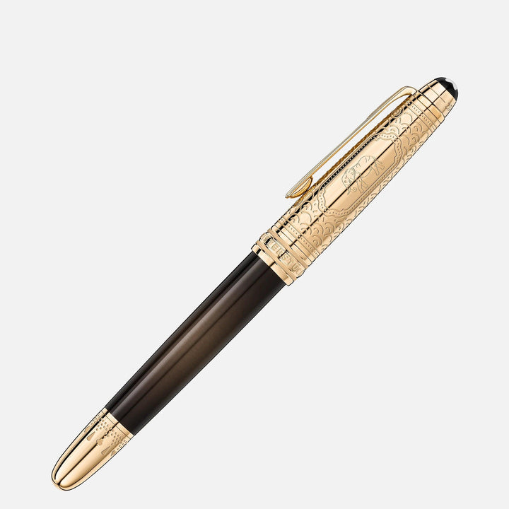 Montblanc penna stilografica Doué Classique Meisterstück Around the World in 80 Days punta M 128471 - Capodagli 1937