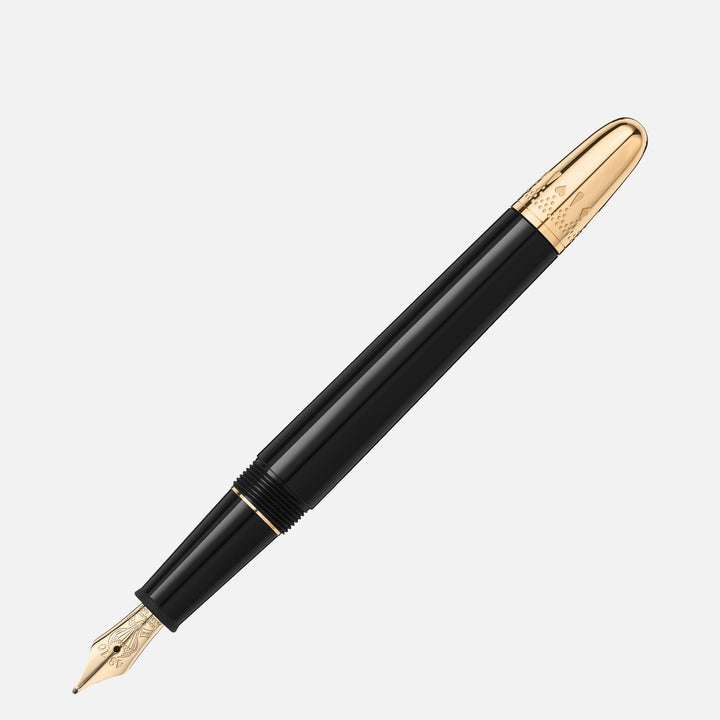 Montblanc penna stilografica Meisterstück Around The World in 80 days anthracite punta M 128472 - Capodagli 1937