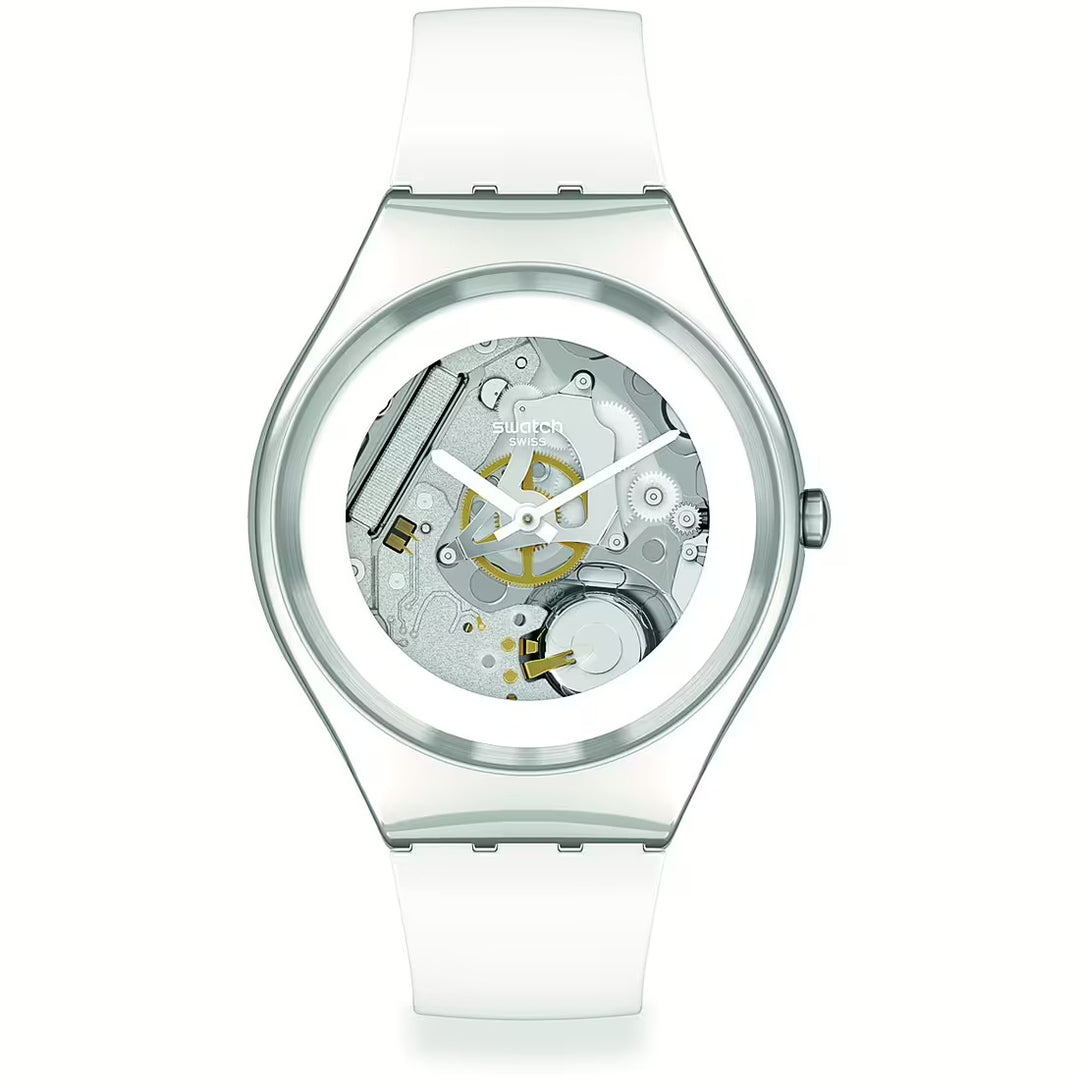 Swatch orologio PURE WHITE IRONY Originals Skin Irony 38mm SYXS138