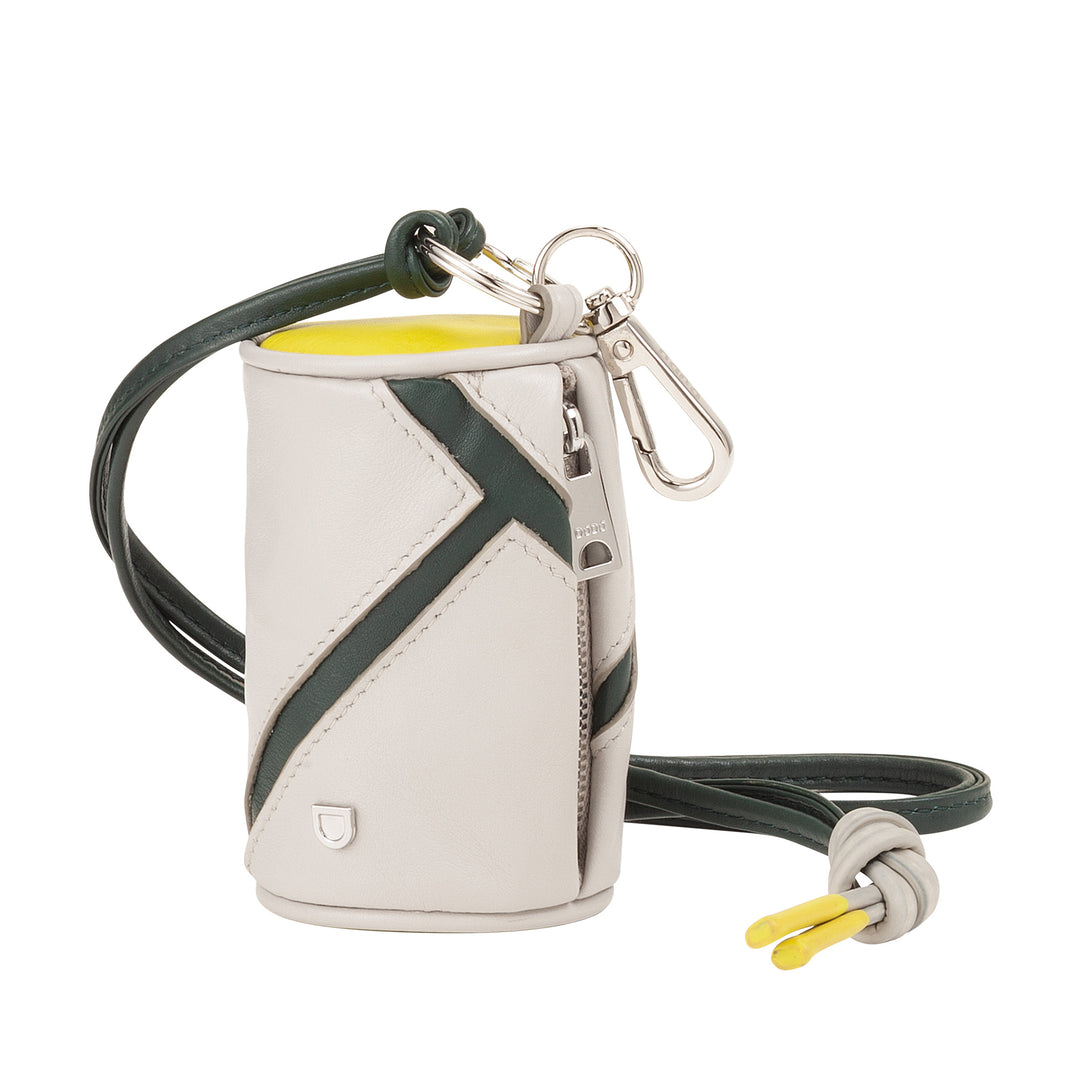 Dudu Case Porta AirPods AirPods Cuero con cremallera - Mini Bolsa Unisex con encaje, diseño de tenis deportivo, para llaves y monedas