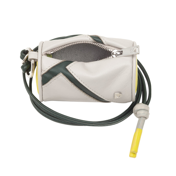 Dudu Case Porta AirPods AirPods Cuero con cremallera - Mini Bolsa Unisex con encaje, diseño de tenis deportivo, para llaves y monedas