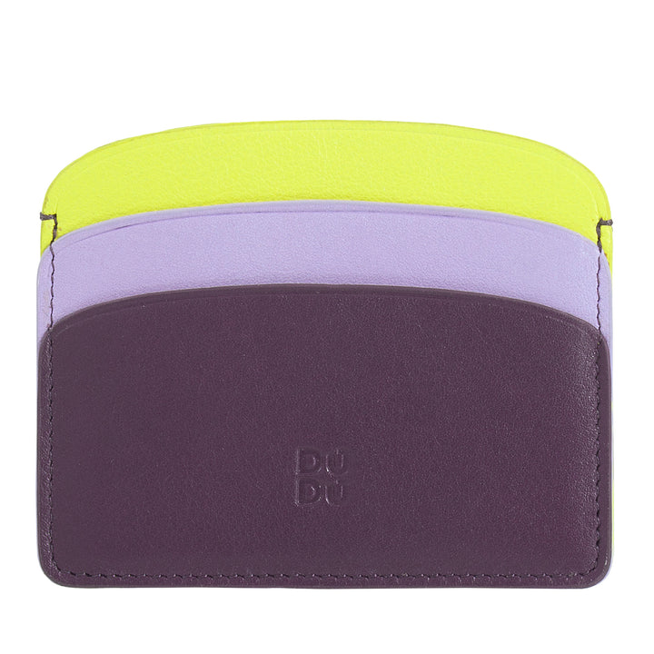 부드러운 가죽 소재의 DUDU 얇은 신용 카드 홀더, 카드 홀더, 문서 홀더, 포켓 플레이트, 슬림 디자인, 컬러풀