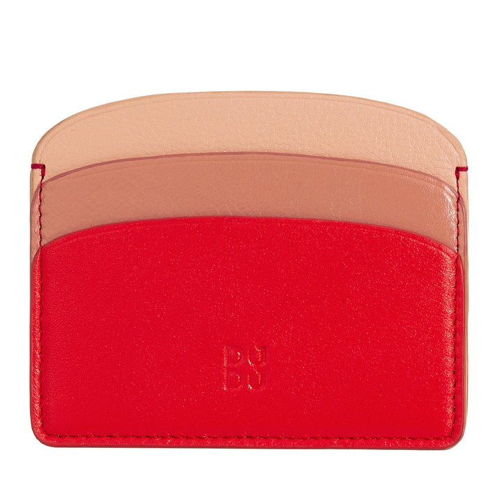 Tarjetas de crédito de Dudu en cuero suave, titular de tarjetas, titular de documentos, patie, diseño delgado, diseño coloreado