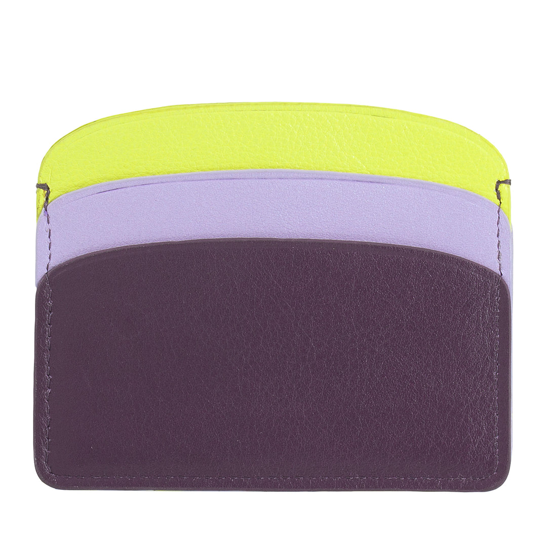 부드러운 가죽 소재의 DUDU 얇은 신용 카드 홀더, 카드 홀더, 문서 홀더, 포켓 플레이트, 슬림 디자인, 컬러풀