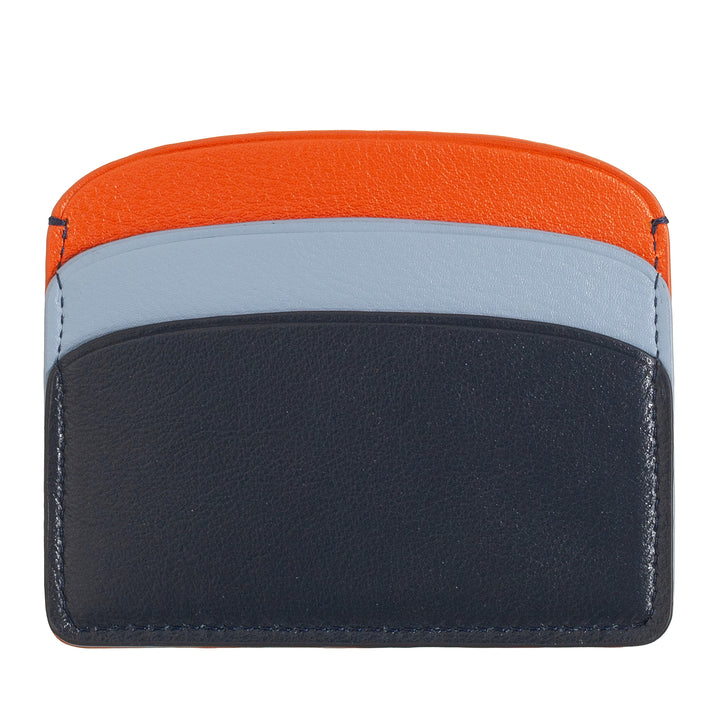 Tarjetas de crédito de Dudu en cuero suave, titular de tarjetas, titular de documentos, patie, diseño delgado, diseño coloreado