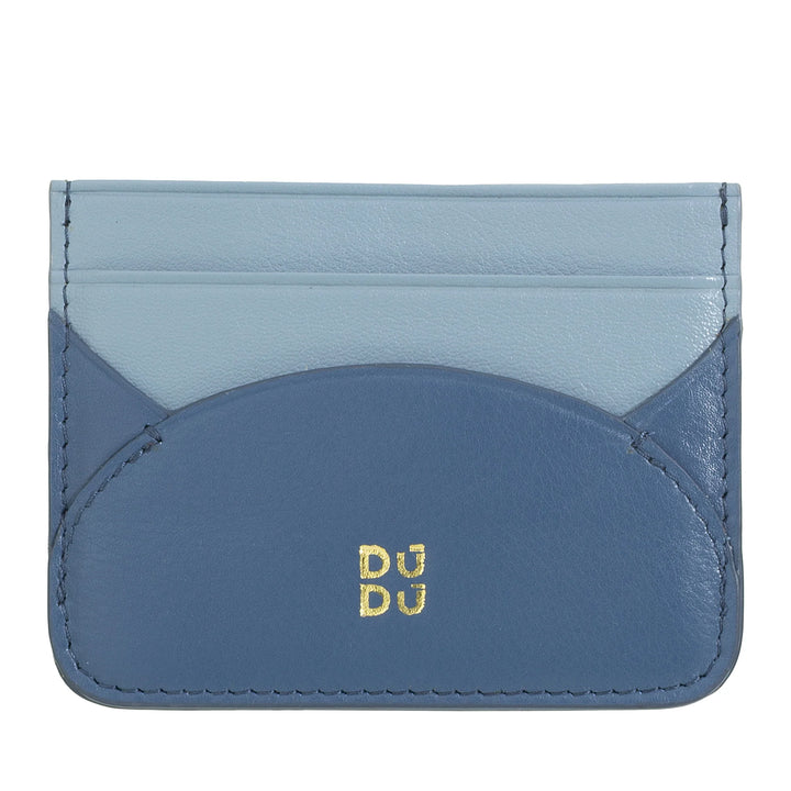 Suport pentru cărți de credit DUDU Slim din piele moale - Suport pentru carduri, Suport pentru documente, Placă de buzunar, Design subțire