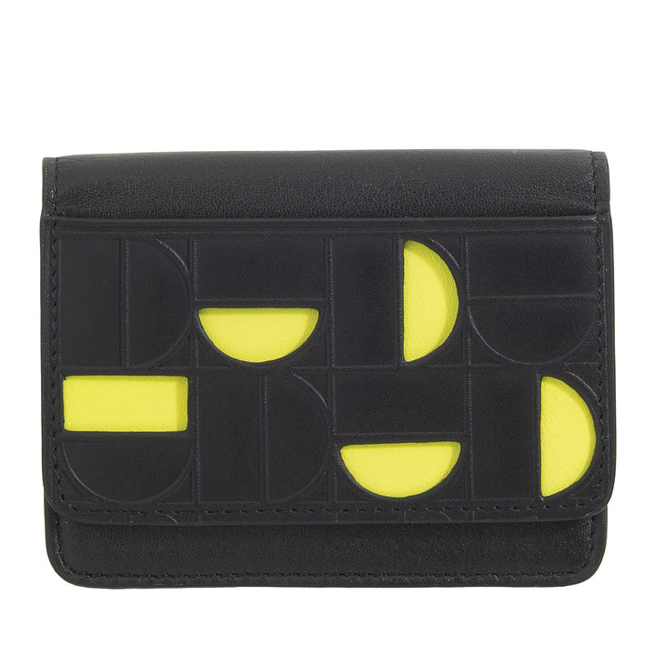 DUDU Carty -Karten in polarem Leder - Baress Männer kompakte Frau mit mehreren Fächern und Tastenverschluss