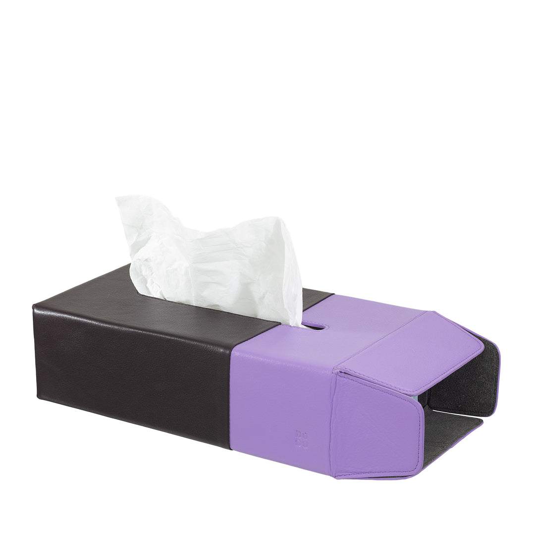 DUDU -Halterhalter in Real Two -Tone Nappa Leder - elegantes Tischdesign für Zuhause, Büro oder Studium - Moderner Stil