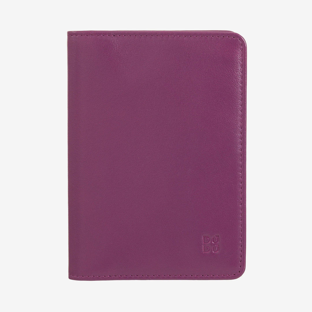 DUDU Étui porte-passeport en cuir de voyage avec protection RFID et porte-carte de crédit