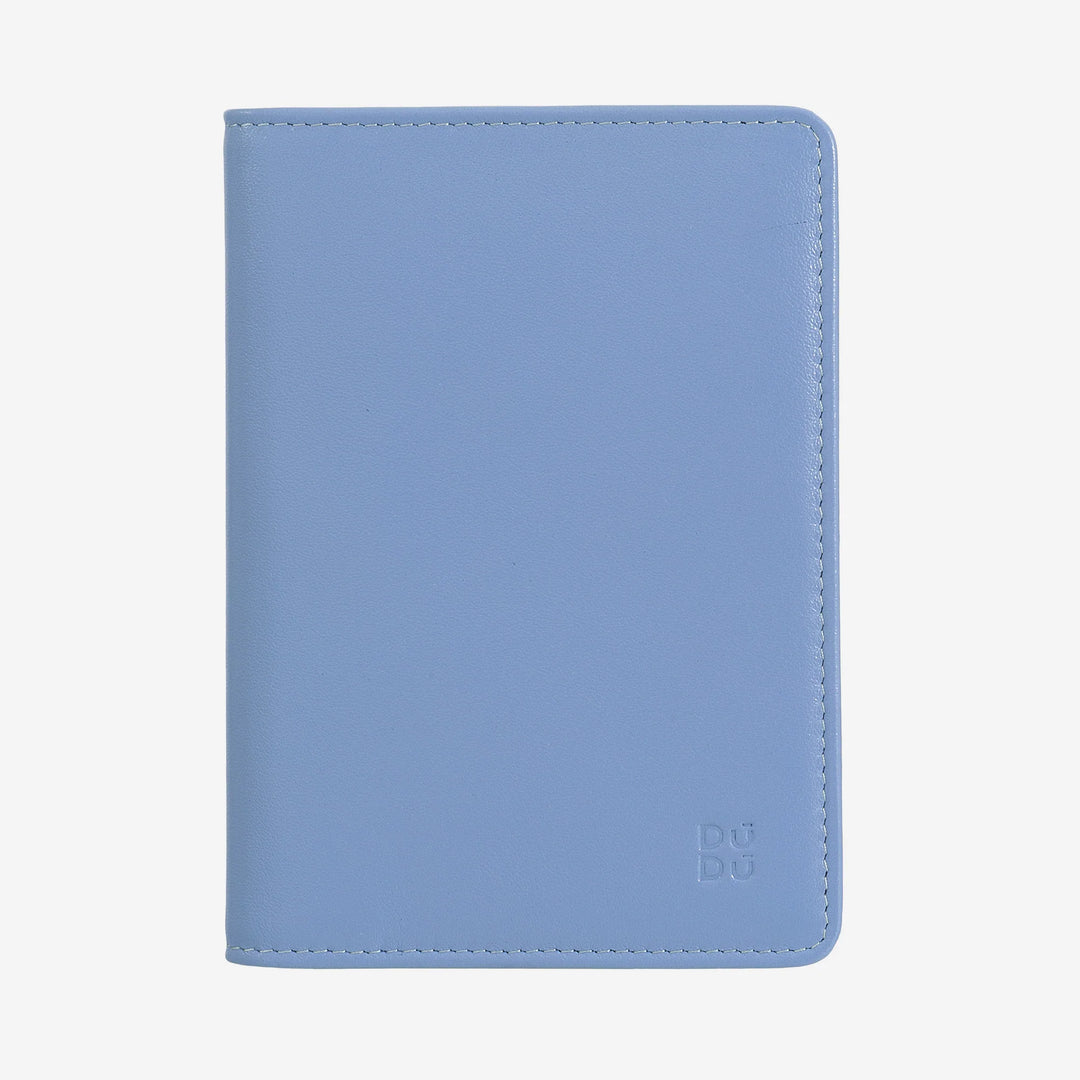 DUDU Étui porte-passeport en cuir de voyage avec protection RFID et porte-carte de crédit