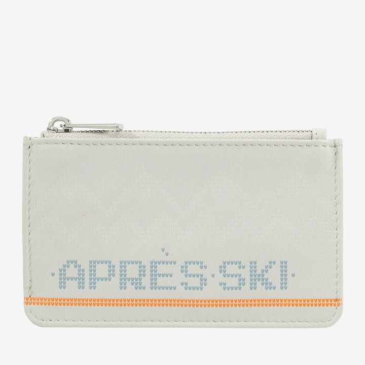 DUDU Porte-cartes de crédit en cuir pour hommes et femmes, petit portefeuille après-ski fin, 4 porte-cartes, porte-monnaie zippé