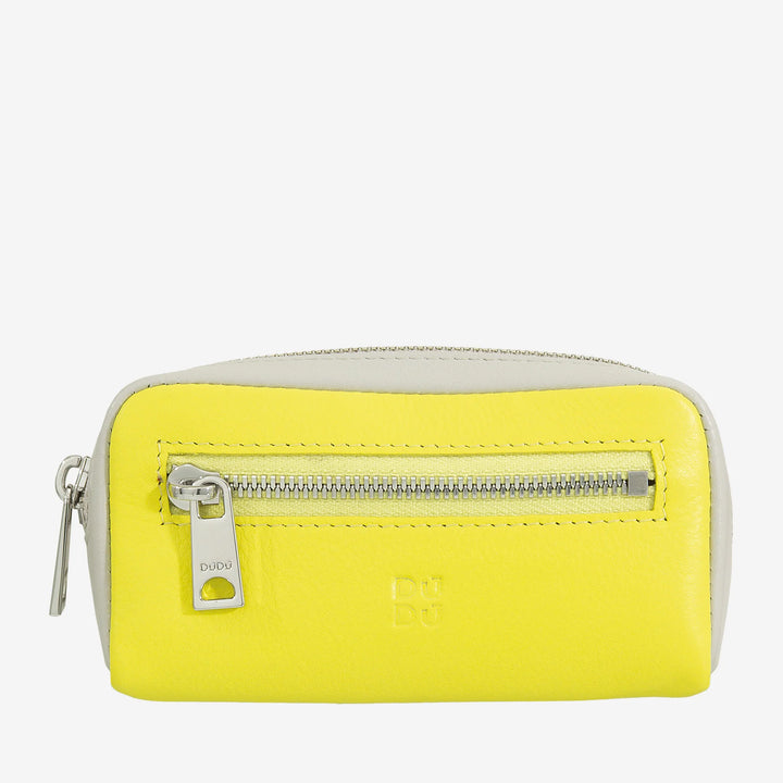 DUDU 천연 송아지 가죽 소재의 컬러풀한 유니섹스 키링