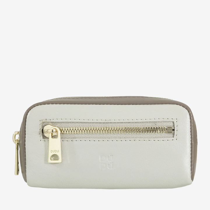 DUDU 彩色男女通用真皮小牛皮钥匙圈