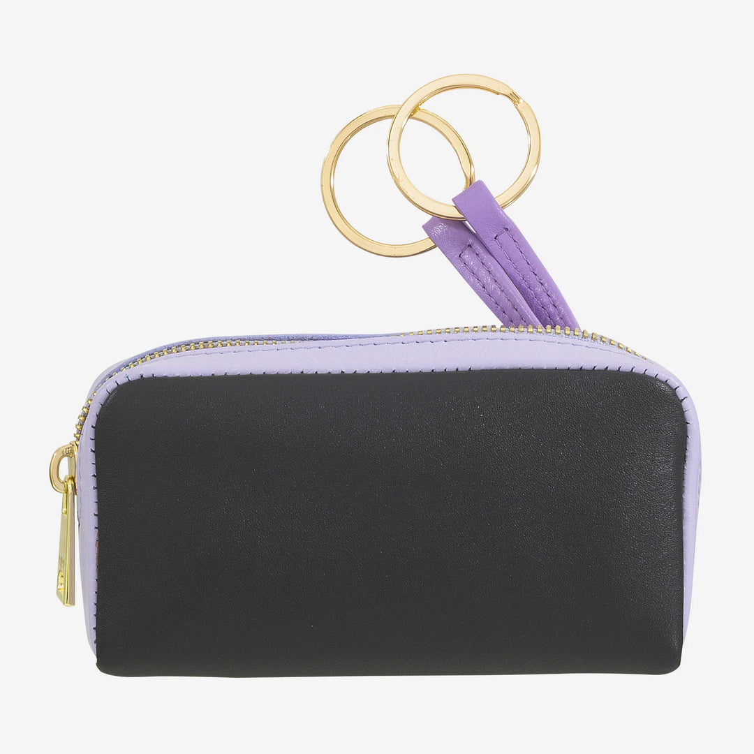 DUDU 彩色男女通用真皮小牛皮钥匙圈