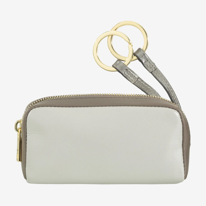 DUDU 彩色男女通用真皮小牛皮钥匙圈