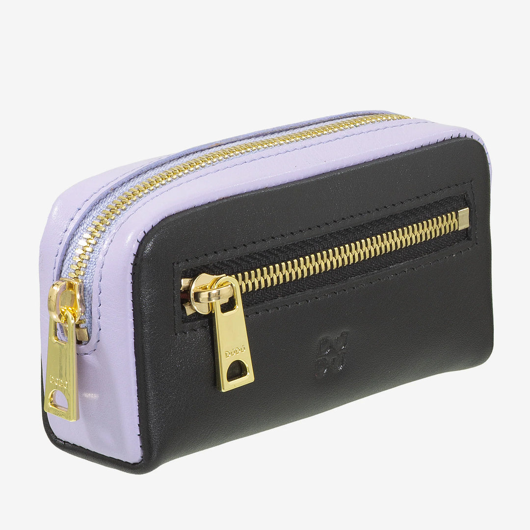 DUDU 彩色男女通用真皮小牛皮钥匙圈