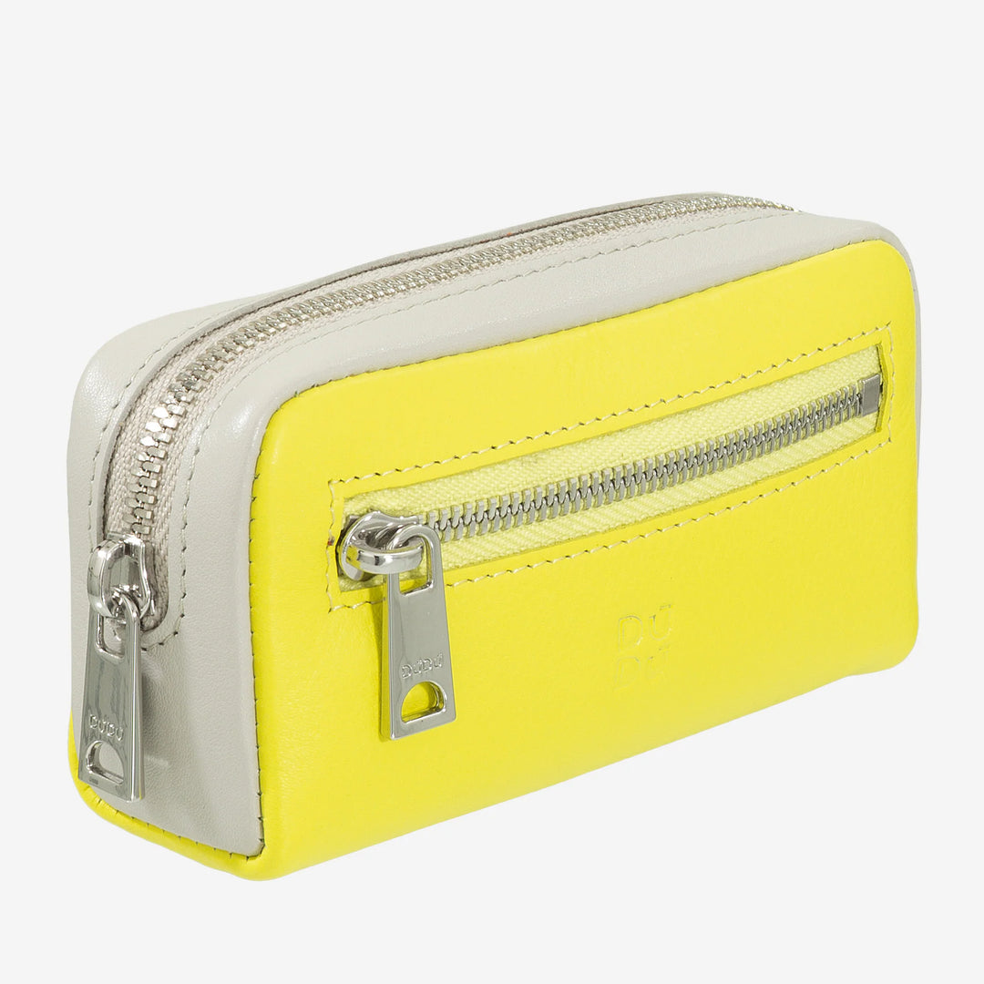 DUDU 천연 송아지 가죽 소재의 컬러풀한 유니섹스 키링