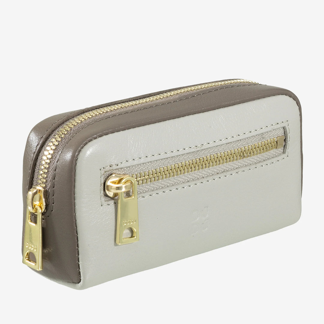 DUDU 彩色男女通用真皮小牛皮钥匙圈