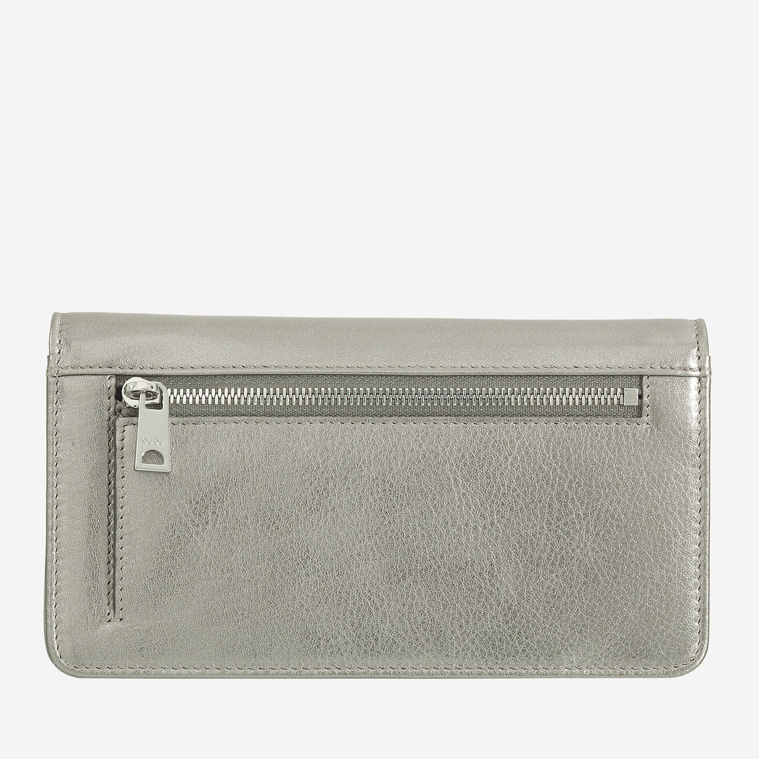 DUDU Große Damenbrieftasche aus mehrfarbigem, weichem Leder mit RFID-Beutel