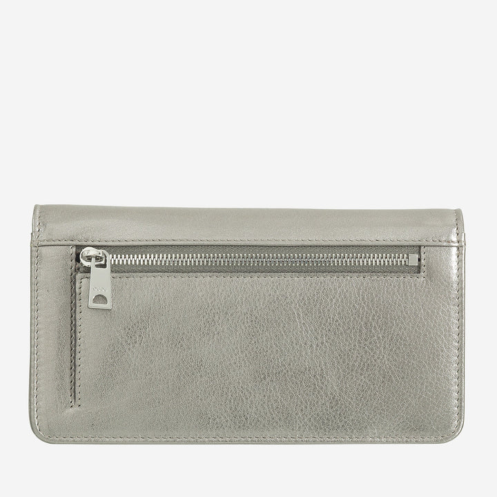 DUDU Große Damenbrieftasche aus mehrfarbigem, weichem Leder mit RFID-Beutel