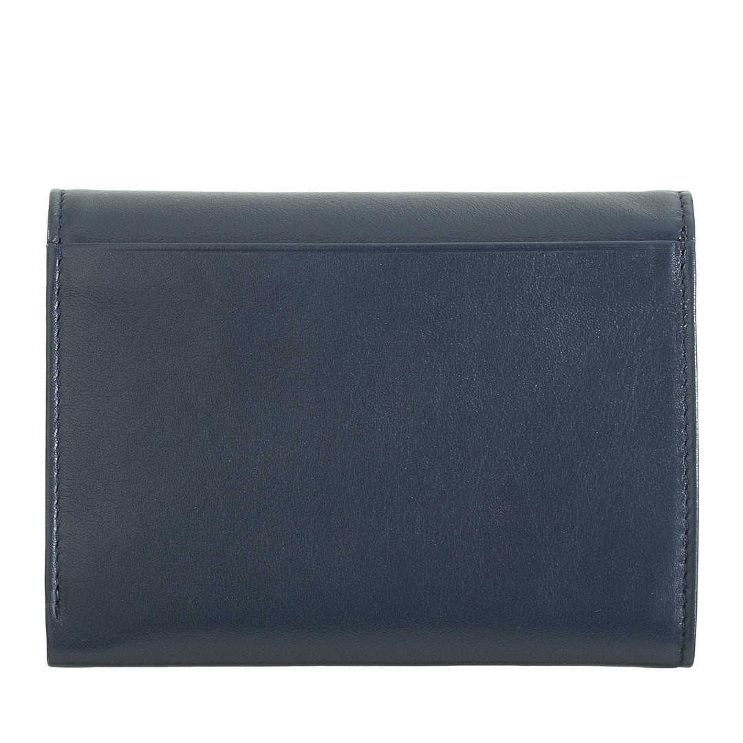 DUDU Women rfid World Walls mit Portamon, Farbablasse Wände Doppel Patta Kartenkarten Banknoten