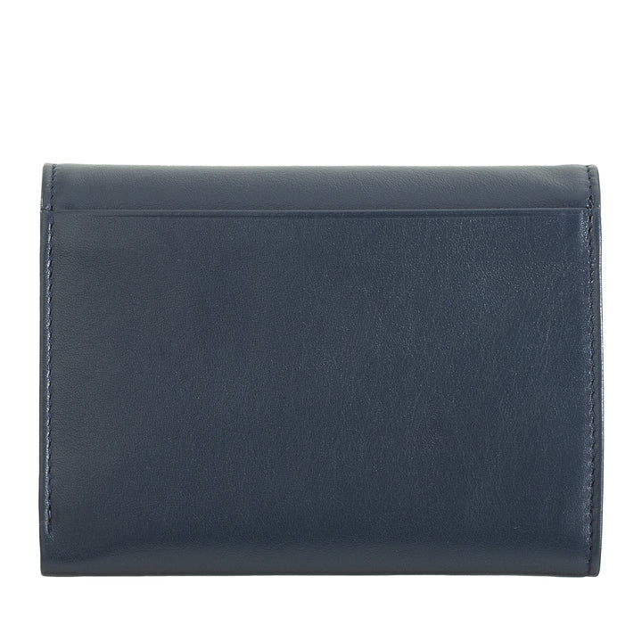 DUDU Women rfid World Walls mit Portamon, Farbablasse Wände Doppel Patta Kartenkarten Banknoten