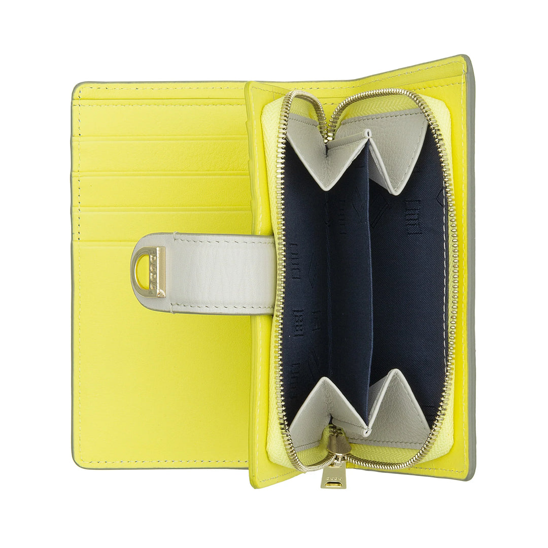 DUDU Cartera de Mujer de Piel con Monedero con Cremallera y Tarjetero - Carteras de Mujer Elegantes y Funcionales para Tarjetas, Billetes y Monedas